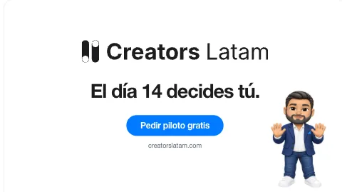 El cierre: la marca, una frase y un botón, fotograma 104