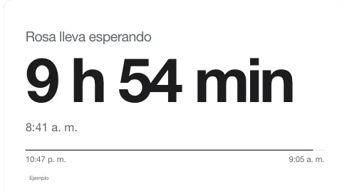La espera corre una vez y queda quieta, fotograma 21