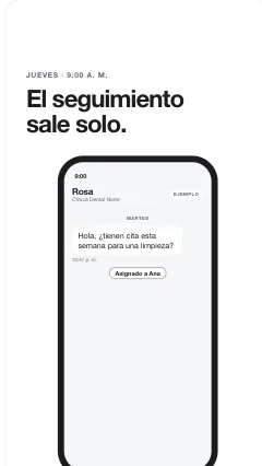 El seguimiento sale solo, «aprobado por ti», fotograma 0