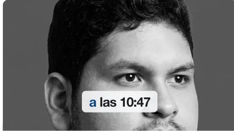 Subtítulo con la palabra que suena en azul, fotograma 21