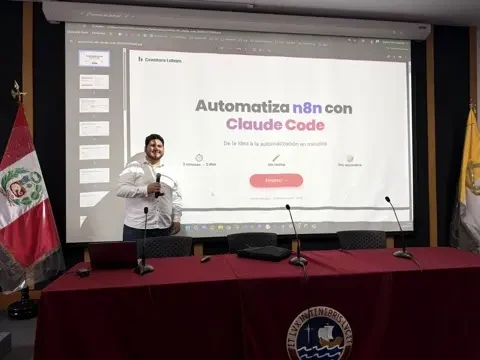 Charla de Martín, foto en color