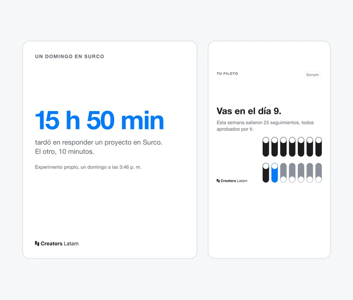 Un post de dato y una historia vertical