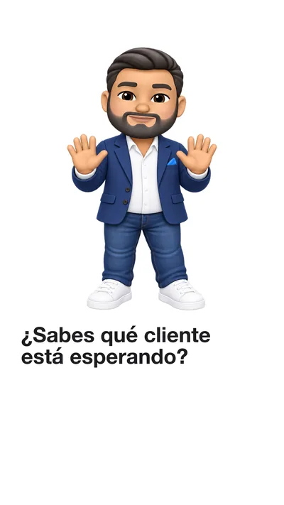 El primer cuadro de un video vertical con Martín grande arriba y el titular debajo