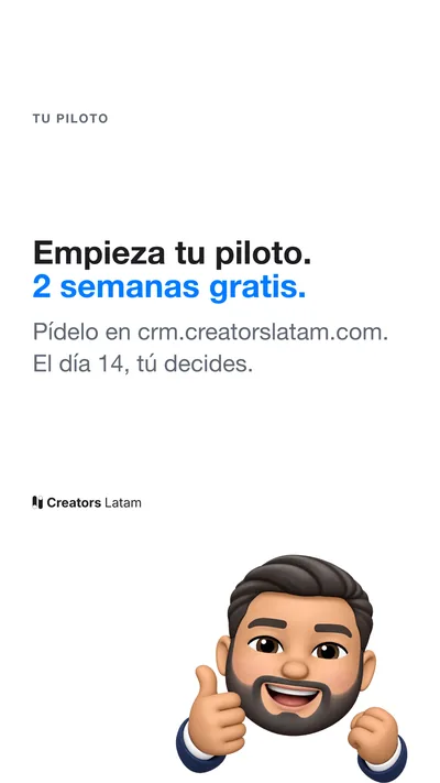 El último cuadro de un video vertical: el titular arriba y Martín abajo a la derecha