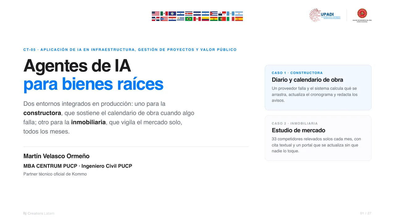 UPADI, lámina 1: portada