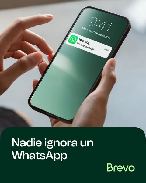 Brevo: «Nadie ignora un WhatsApp»