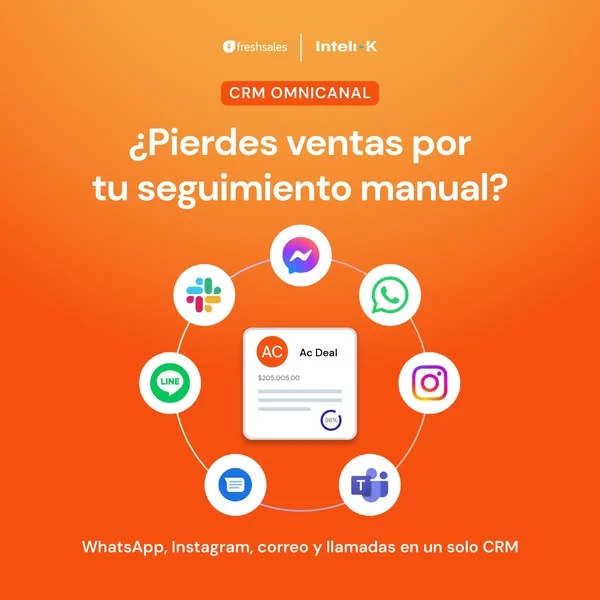 Inteli-K (Freshsales): «¿Pierdes ventas por tu seguimiento manual?»