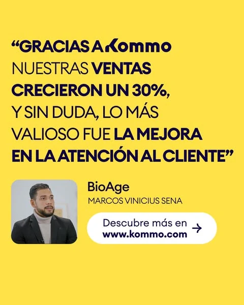 Kommo Español: Cita de un cliente: «Gracias a Kommo nuestras ventas crecieron»
