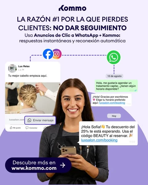 Kommo Español: «La razón #1 por la que pierdes clientes: no dar seguimiento»