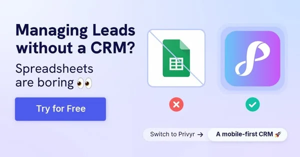 Privyr: «Managing Leads without a CRM?»