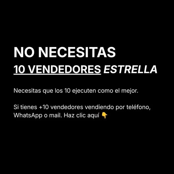 Vixiees: «No necesitas 10 vendedores estrella»