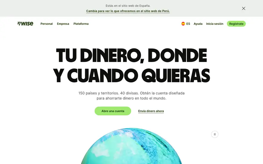 Wise: Inicio (en español)