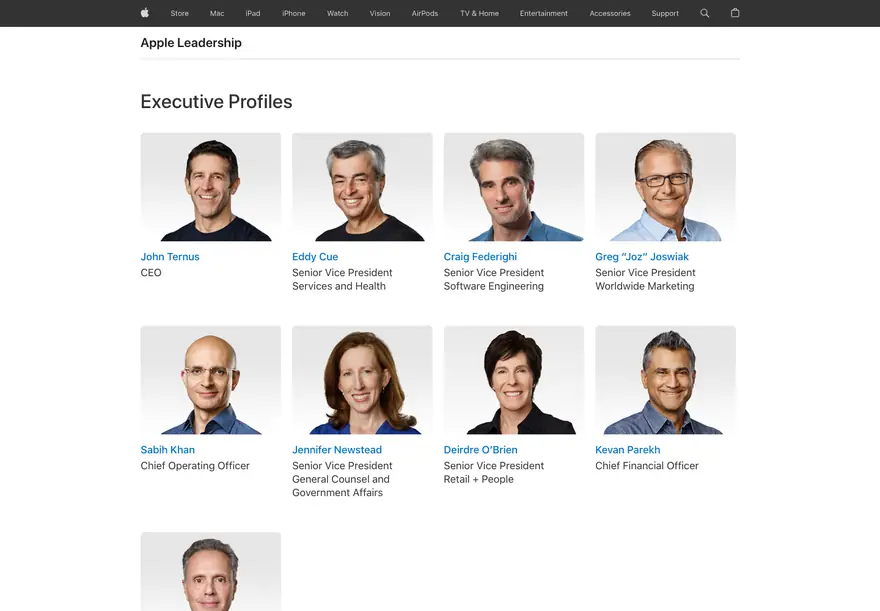 Apple: Leadership