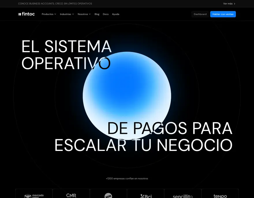 Fintoc: Inicio