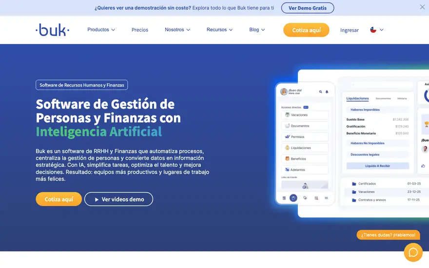 Buk: Inicio