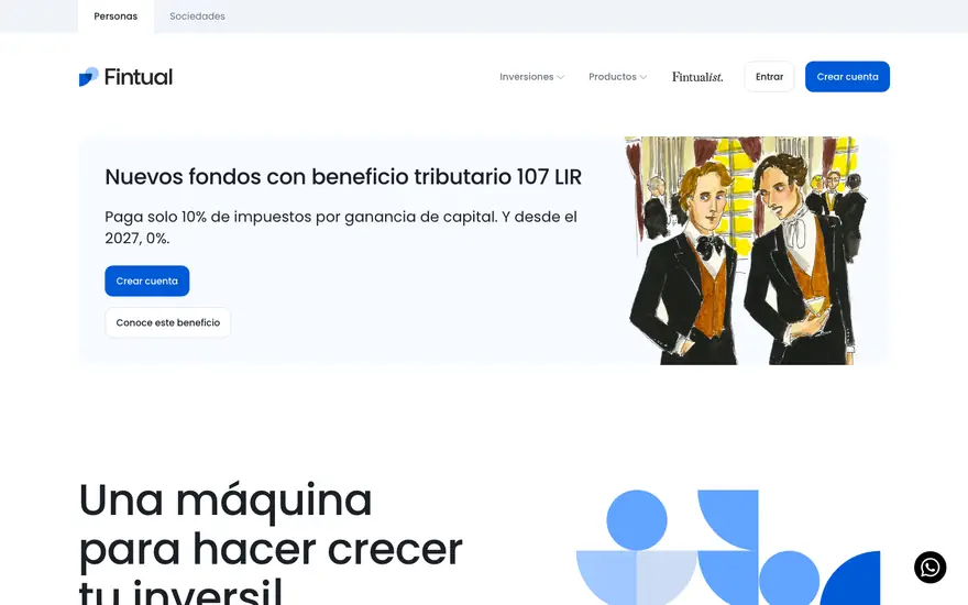 Fintual: Inicio