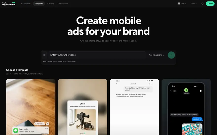 HyperFrames: Video desde HTML