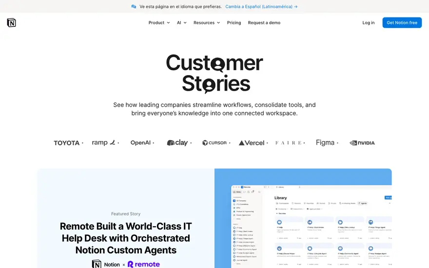 Notion: Customer Stories