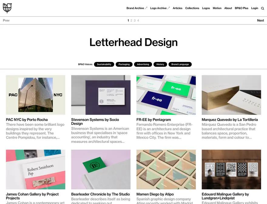 BP&O: Letterhead Design