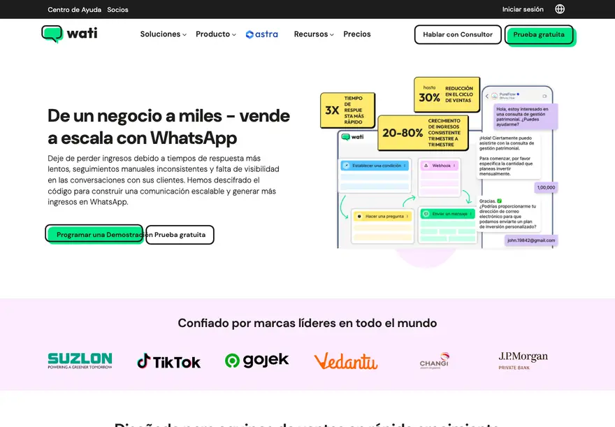 Wati: Wati para ventas