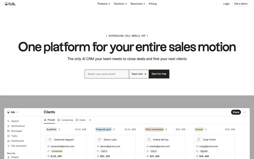 folk: CRM
