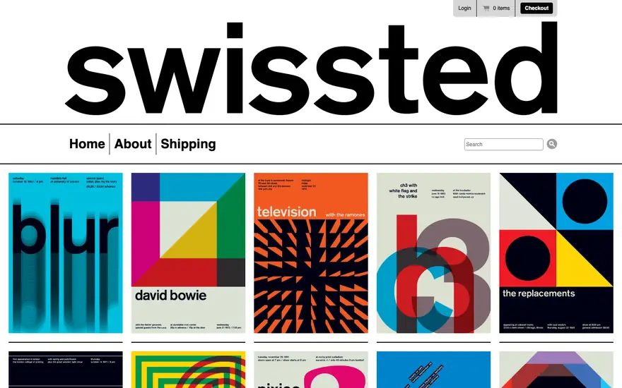Swissted: Afiches