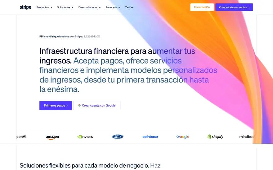 Stripe: Inicio