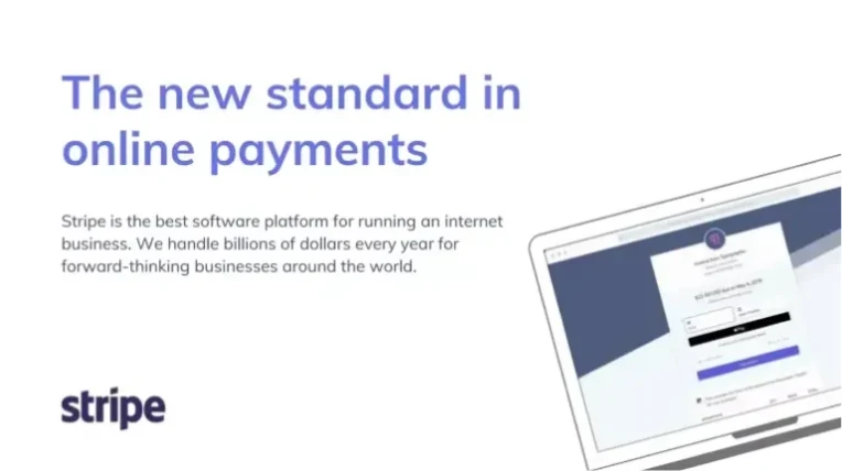 Stripe (deck de empresa), según Upmetrics: Stripe · «The new standard in online payments»
