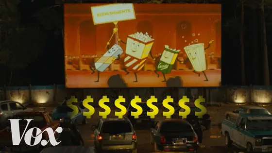 Vox: Palomitas y refrescos en una pantalla de autocine