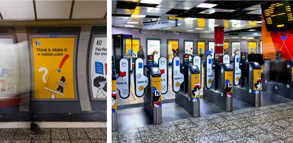 BUCK: La campaña en el metro de Londres