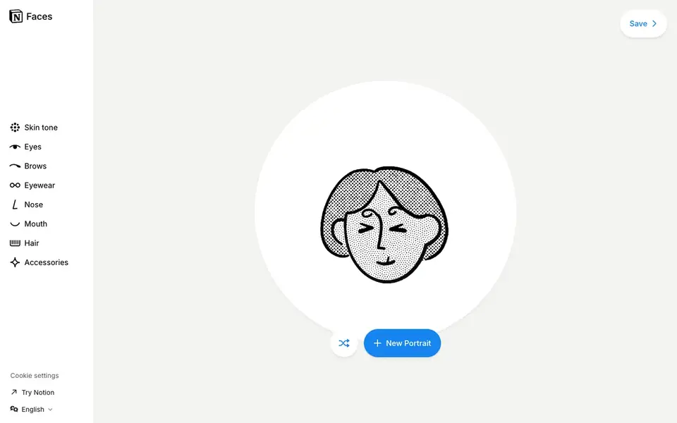 Notion: Notion Faces: un retrato armado por partes