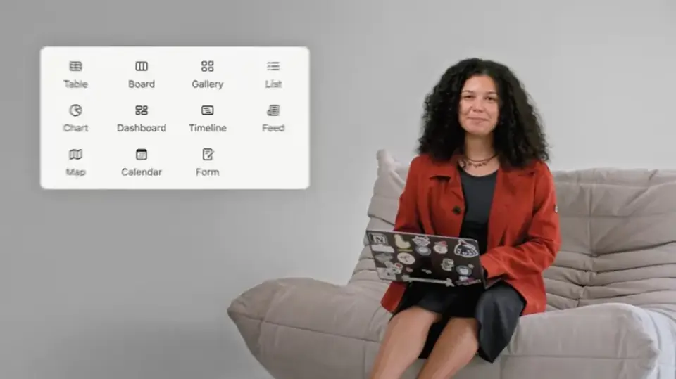 Notion: ¿Qué son las vistas de base de datos en Notion? | Consejo rápido, 0:09.0