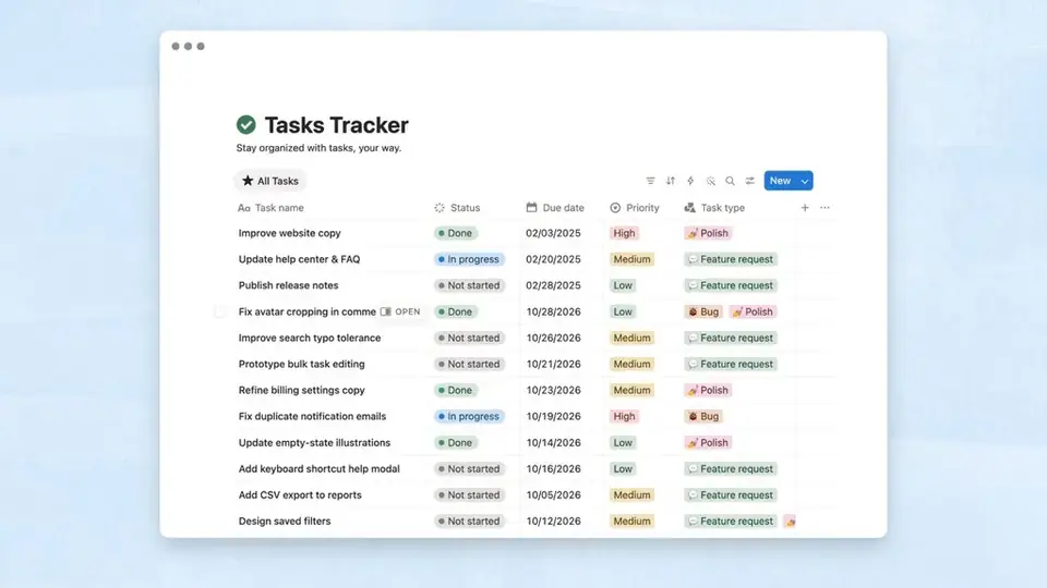 Notion: ¿Qué son las vistas de base de datos en Notion? | Consejo rápido, 0:23.5