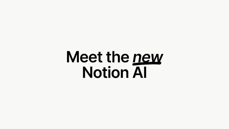 Notion: Introducing the new Notion AI, 0:03.5