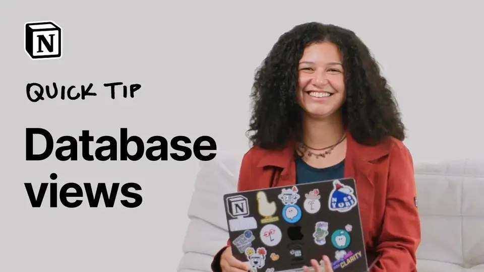 Notion: ¿Qué son las vistas de base de datos en Notion? | Consejo rápido, Miniatura