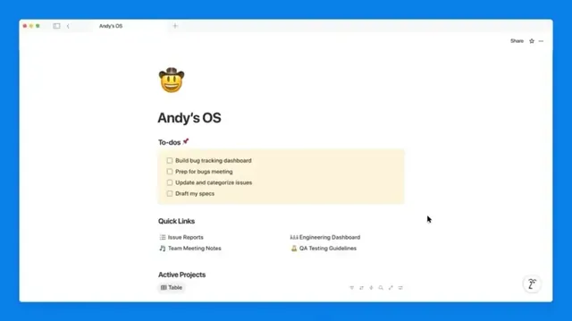 Fotograma de «Presentamos Notion 3.0: Agentes» de Notion, en el segundo 4,3