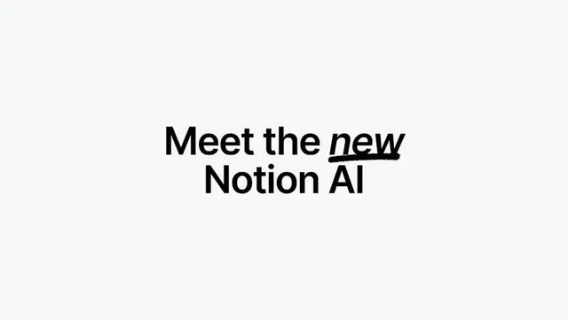 Fotograma de «Introducing the new Notion AI» de Notion, en el segundo 3,5