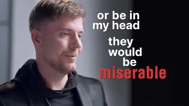 Fotograma de «MrBeast: Si quieres caer bien, no ayudes a la gente…» de The Diary of a CEO, en el segundo 5,4
