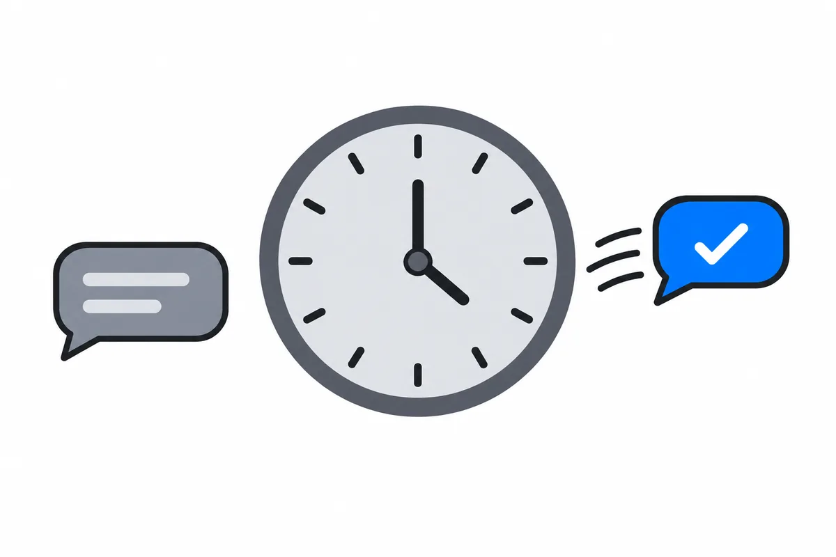 Un chat gris, un reloj y un chat azul con visto que sale