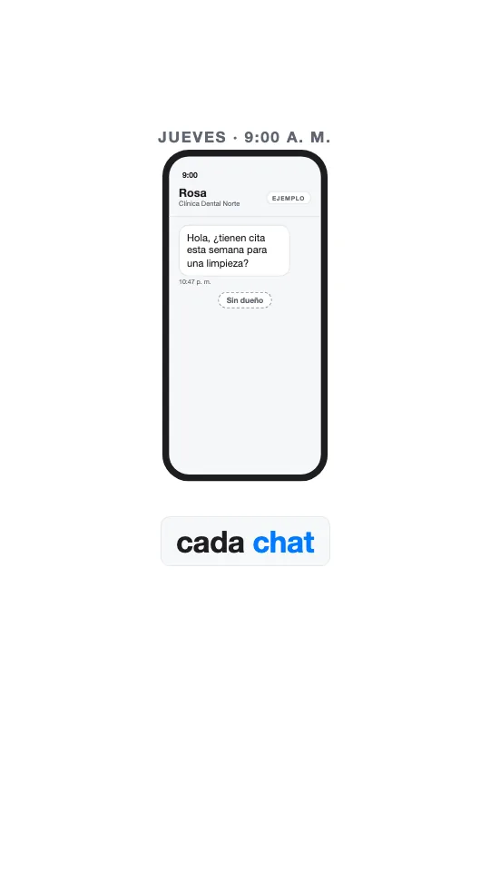 El chat llega con su vendedor
